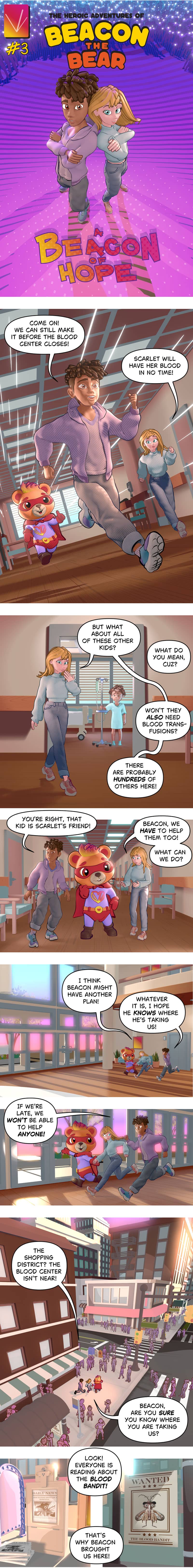 A Beacon of Hope - Beacon the Bear Comic - Part 3 Panel 1