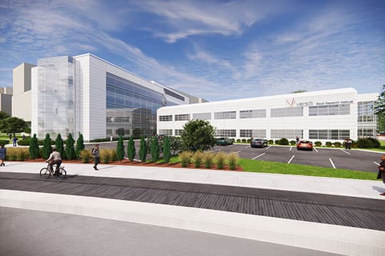 Versiti Blood Research Institute new expansion architectural drawing.