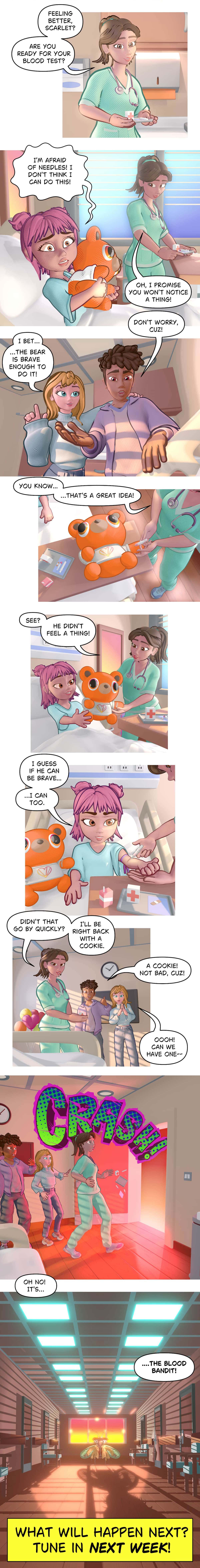 The Blood Bandit Strikes - Beacon the Bear Comic - Part 1 Panel 2